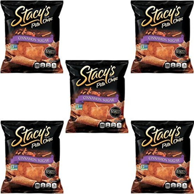 Stacy’S Cinnamon Sugar Flavored Pita Chips, 7.33 Ounce (Pack Of 5)
