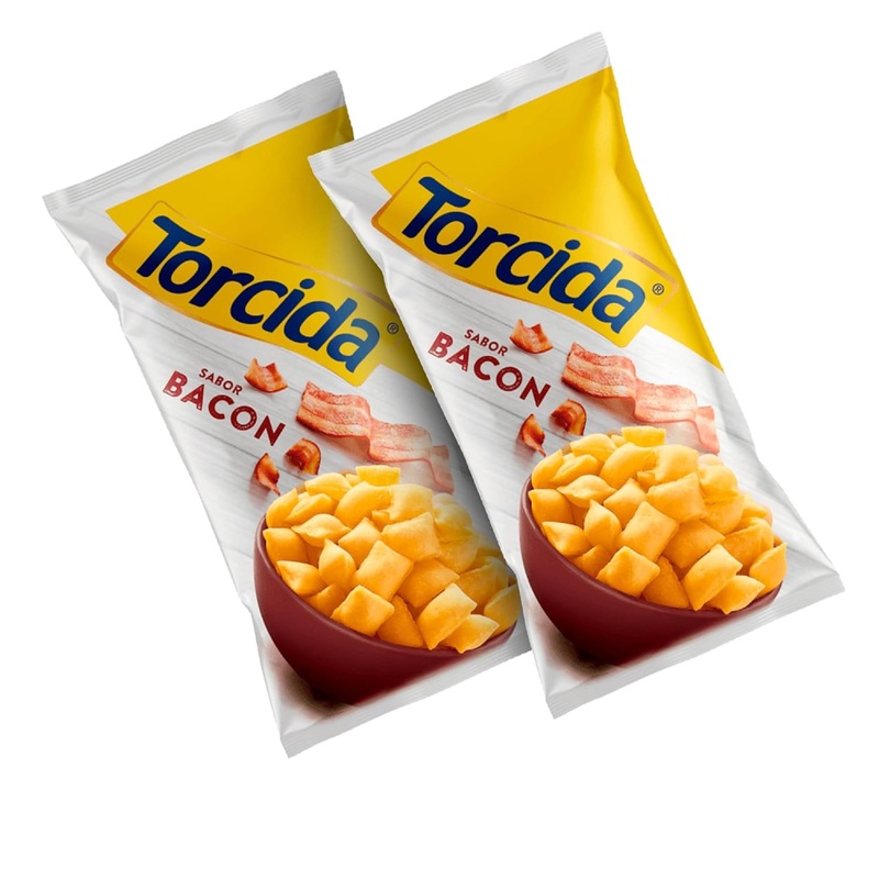 Torcida Bacon Salgadinho De Trigo Bacon 2-Pack