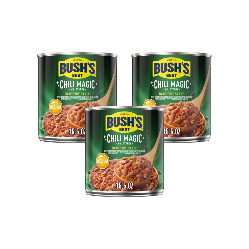 Bush’S Campfire Style Chili Magic Chili Starter, 15.5 Oz (Pack Of 3)