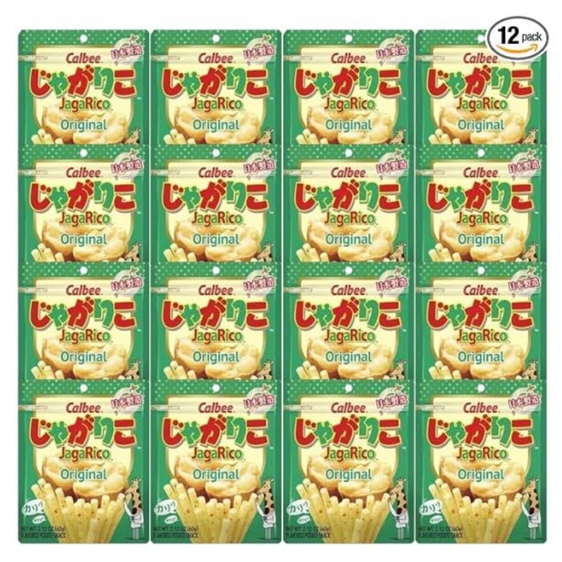 Calbee Jagarico Original Salad Potato Snack 2.12 Oz (Pack Of 12)