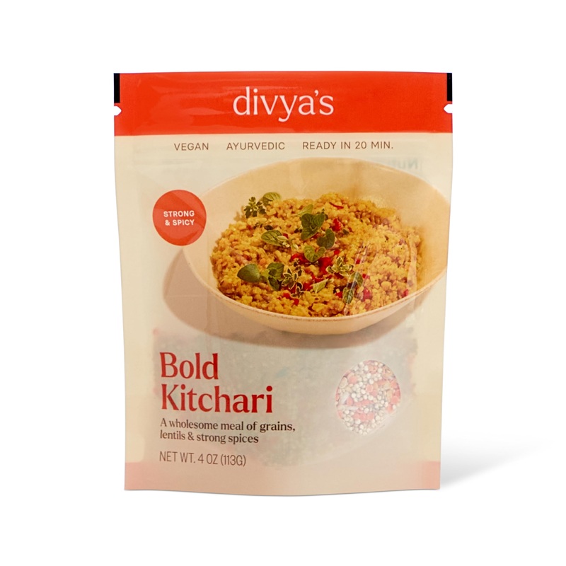 Divya’S Bold Kitchari, Strong And Spicy, One-Pot Ayurvedic Meal With Grains, Lentils, And Spices, Healthy & Nourishing Plant-Bas