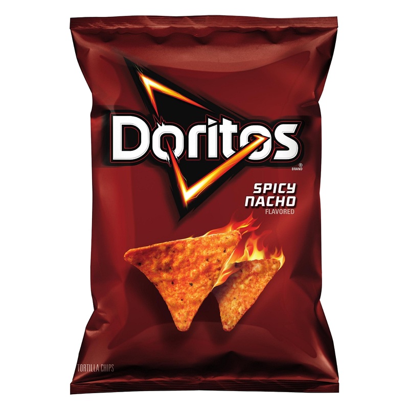 Doritos Flavored Tortilla Chips, Spicy Nacho, 42 Ounce (Pack Of 4)
