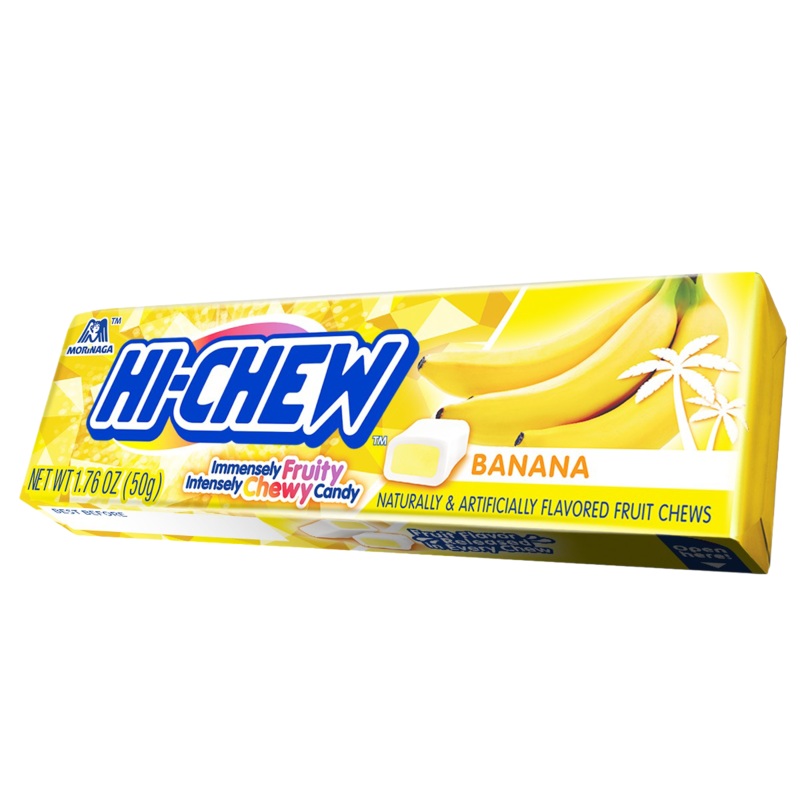 Hi-Chew Banana Fruit Chews – 1.76-oz. Bar