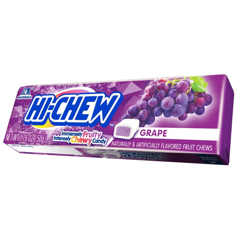 Hi-Chew Grape Fruit Chews – 1.76-oz. Bar