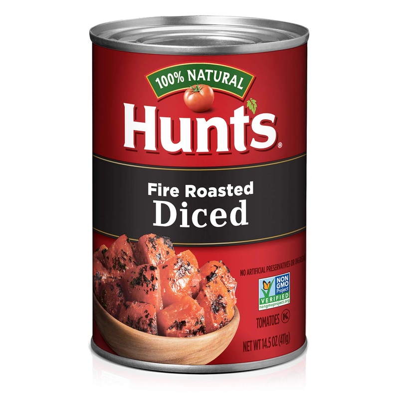 Hunt’S Fire Roasted Diced Tomatoes, Keto Friendly, 14.5 Oz