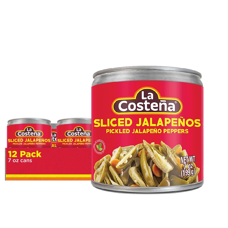 La Costea Sliced Jalapeno Peppers – Pickled Jalapenos – Jalapeno Pepper – Hot Peppers For Mexican Food, Guacamole, Spicy Nacho &