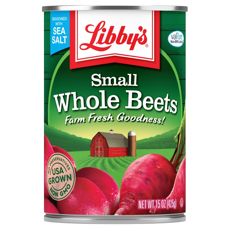 Libby’S Small Whole Beets | Deliciously Earthy Flavor | Deep Vibrant Ruby Red-Purple | Seasoned With Sea Salt | Grown & Made In