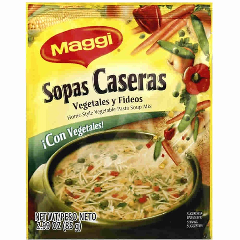 Maggi Sopas Caseras Vegetable, 2.99-Ounce (Pack Of 12)