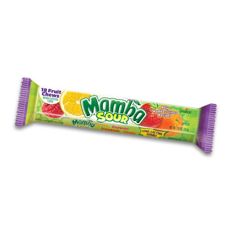 Mamba Sour Fruit Chews – 2.8-oz. Pack