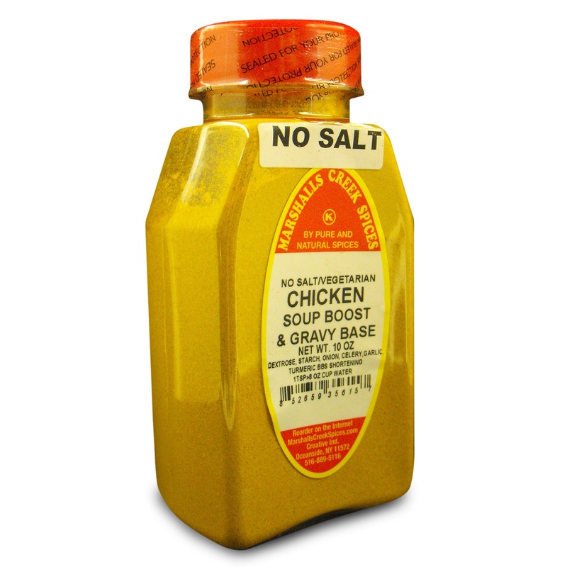 Marshalls Creek Kosher Spices, (St07), Soup And Gravy Boost, Chicken, No Salt/Vegetarian 10 Oz