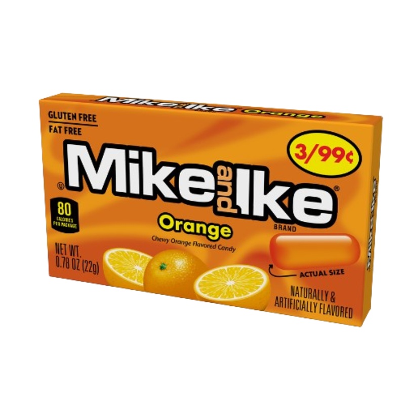 Mike and Ike Orange 0.78 oz. Box
