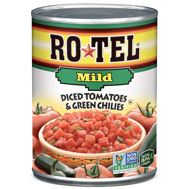 Rotel Mild Diced Tomatoes And Green Chilies, 10 Oz. (Pack Of 24)