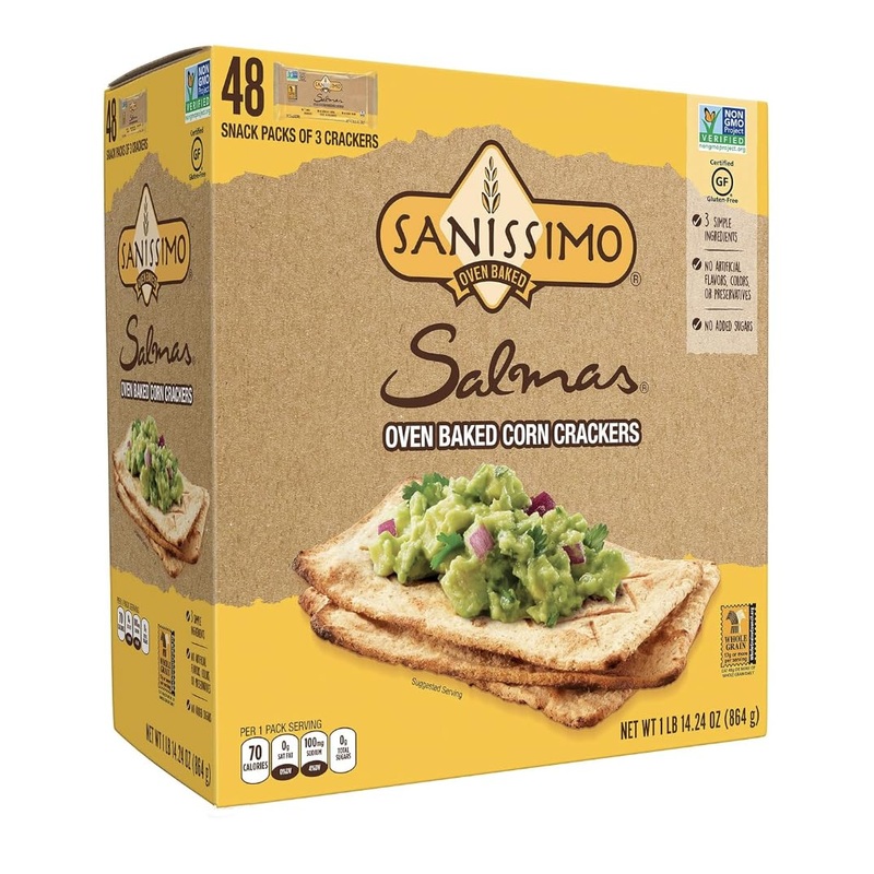 Salmas Tostadas De Ma  Z Horneadas 48 Pzas De 18 G (Salmas Oven Baked Corn Crackers)