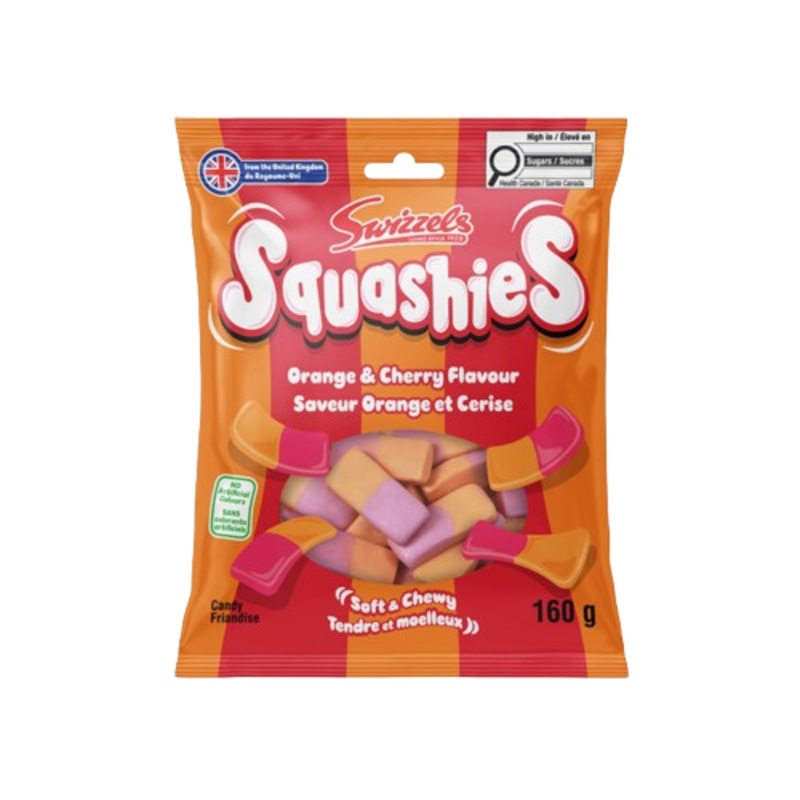 Swizzels Squashies Orange & Cherry 160 g Bag