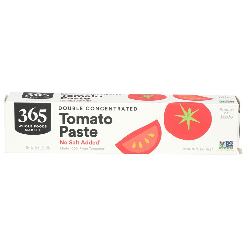 365 By Whole Foods Market, Tomato Paste, Double Concentrated, 5 Ounce