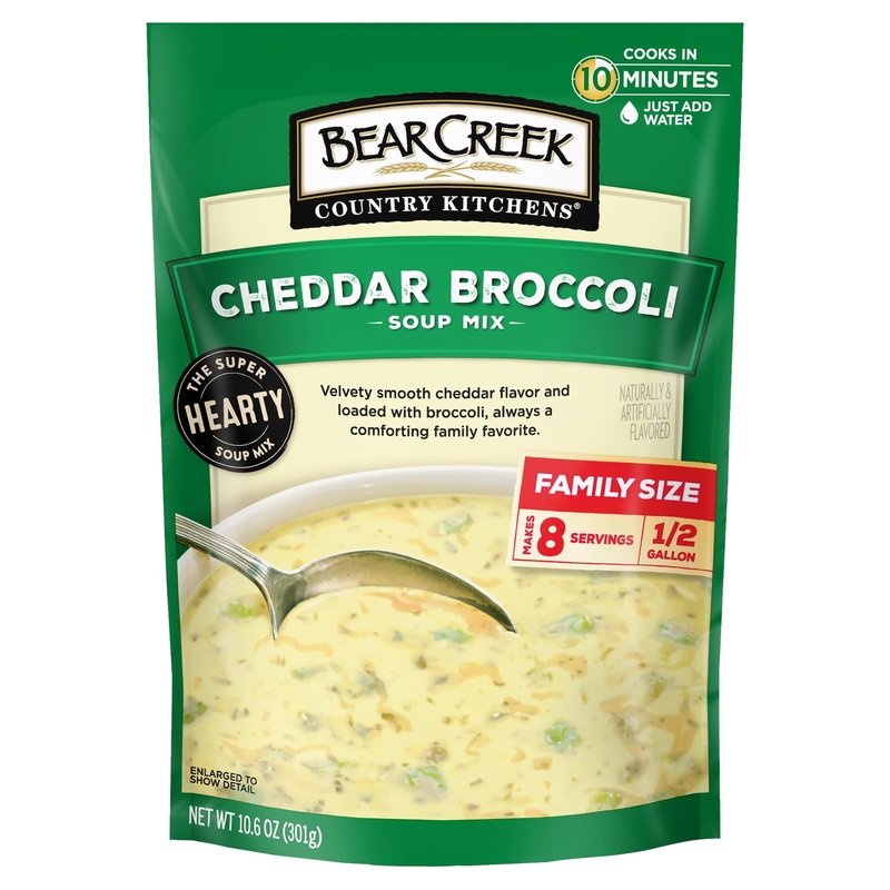 Bear Creek Soup Mix, Cheddar Broccoli, 10.6 Ounce (Pack Of 6)