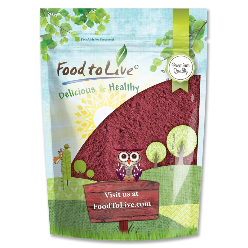 Beet Root Powder, 12 Ounces – Finely Ground Dried Beet Root, Pure, Kosher And Vegan, Raw Superfood. Bulk Powder. Rich In Folate,