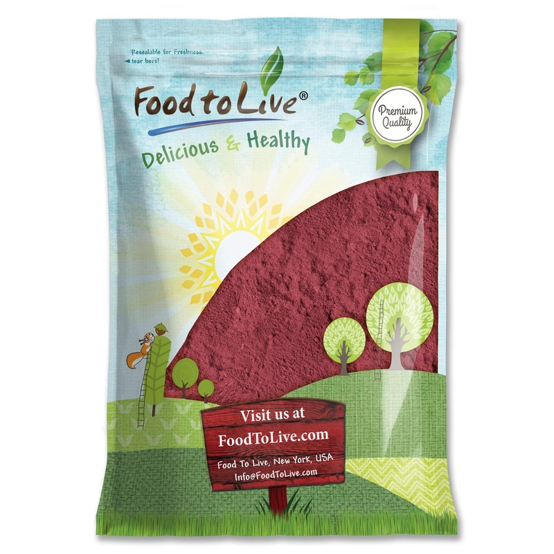 Beet Root Powder, 7 Pounds – Finely Ground Dried Beet Root, Pure, Kosher And Vegan, Raw Superfood. Bulk Powder. Rich In Folate,