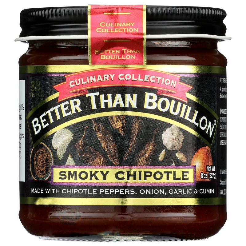 Better Than Bouillon Smoky Chipotle Base, Culinary Collection, Zero Trans Fat, 8 Ounces (Pack Of 6)