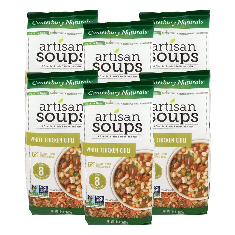 Canterbury Naturals Artisan Soup Mix, White Chicken Chili, Non-Gmo, Makes 8 Servings (10.4 Ounce (Pack Of 6))