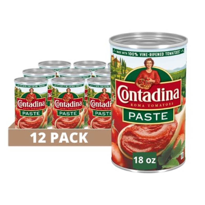 Contadina Tomato Paste, 18 Oz. Can (Pack Of 12)