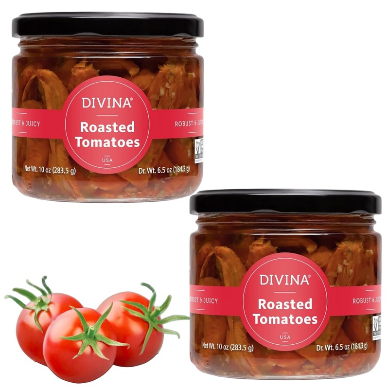 Divina Roasted Red Tomatoes, 10 Ounces, (2-Pack)