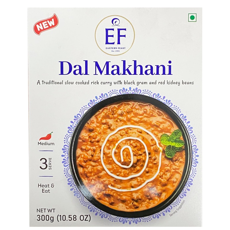 Eastern Feast – Ready To Eat Vegetarian Meals, 10.58 Oz (Pack Of 10, Dal Makhani)