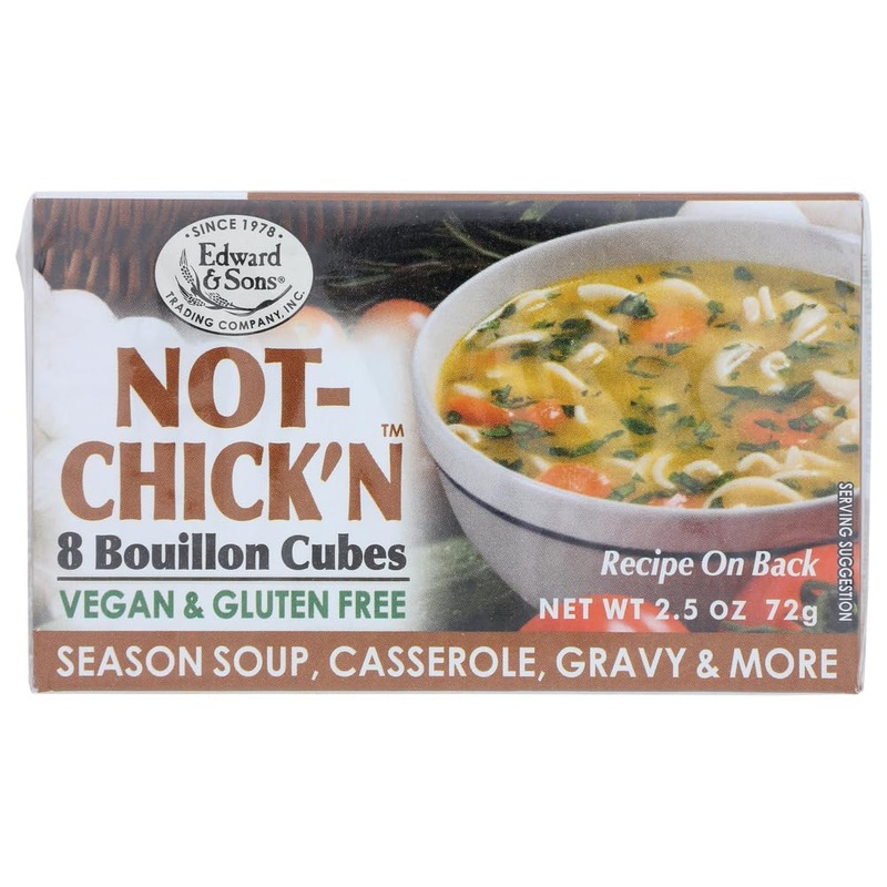 Edwards And Sons Natural Bouillon Cubes – Not Chick N – 2.5 Oz – Case Of 12