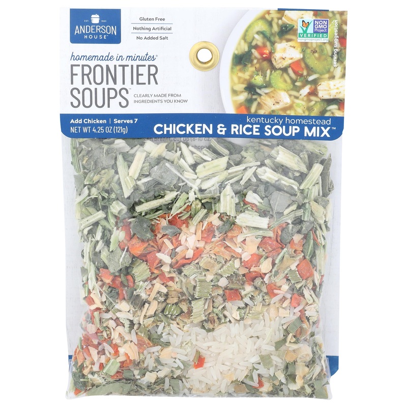 Frontier Soups Chicken And Rice Soup Mix, 4.25 Oz