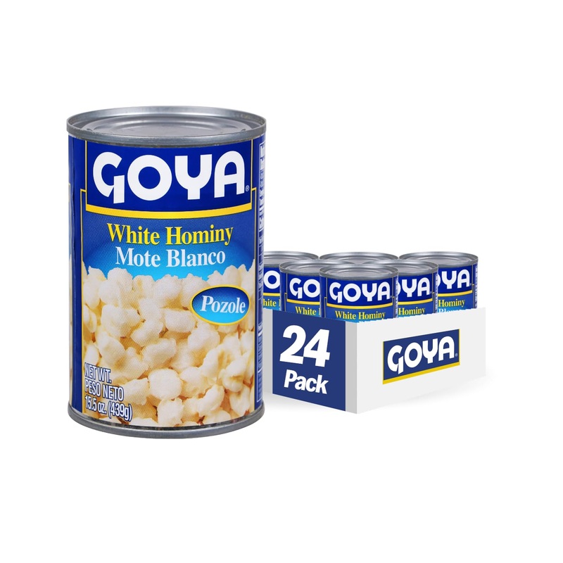 Goya Foods White Hominy, 15-Ounce (Pack Of 24)