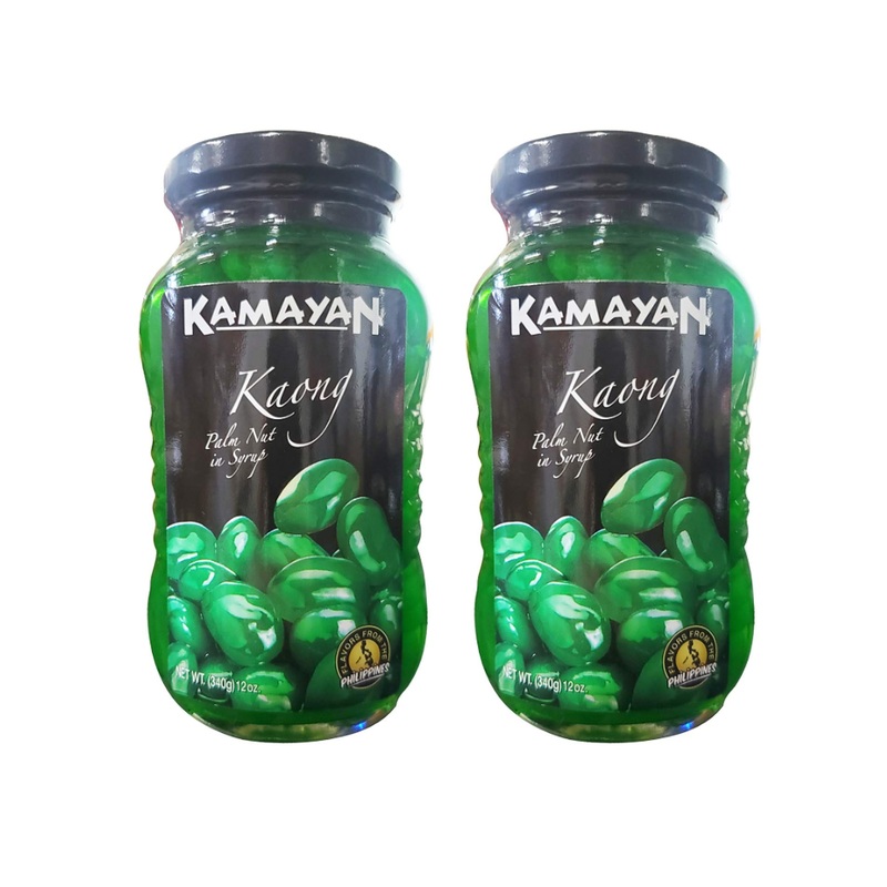 Kamayan Kaong Green Palm Nut In Syrup (2 Pack, Total Of 24Oz)