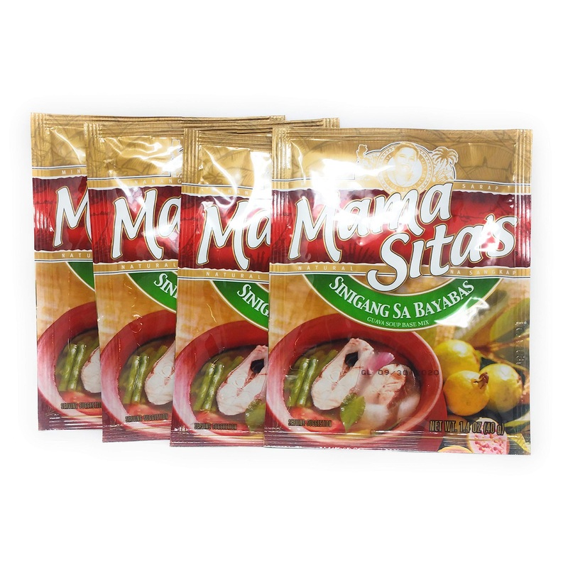 Mama Sita’S Sinigang Sa Bayabas Guava Soup Base Mix, 1.4Oz (40G) 4 Pack