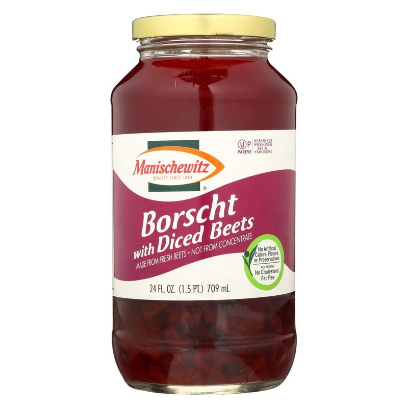 Manischewitz Borscht With Diced Beets, 24 Ounce (Pack Of 12)