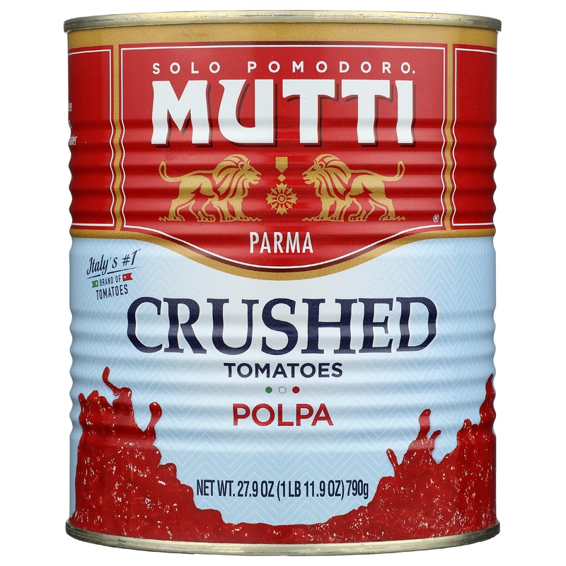 Mutti Finely Crushed Tomatoes, No Additives Or Preservatives, Vegan, Gluten Free & Non-Gmo, 28 Oz (Pack Of 6)