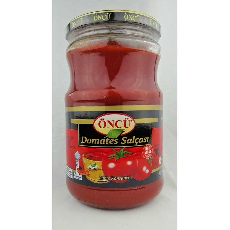 Oncu Traditional And Natural Pastes (Turkish) (Tomato Paste, 700 Gr / 24.64 Oz)