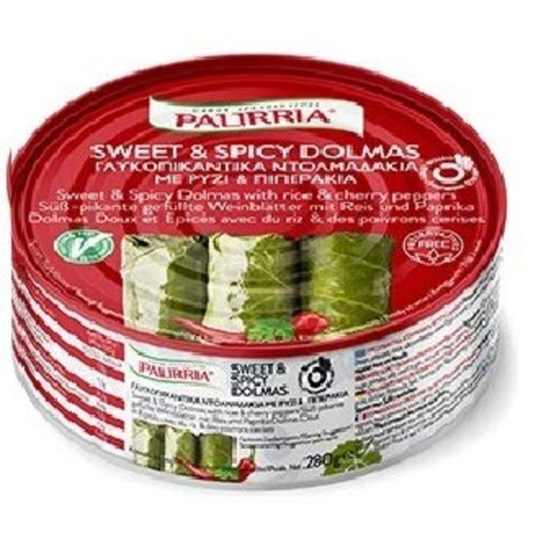 Palirria Stuffed Vine Leaves Sweet & Spicy Dolmas Pack Of 2