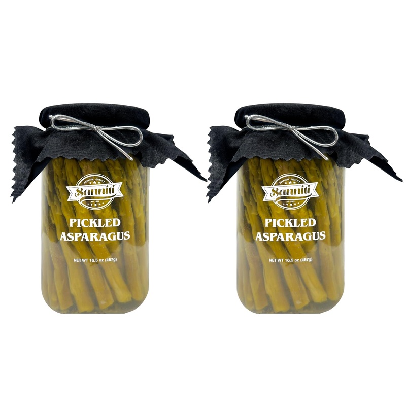 Sanniti Premium Pickled Asparagus, 16.5 Oz (Pack Of 2)