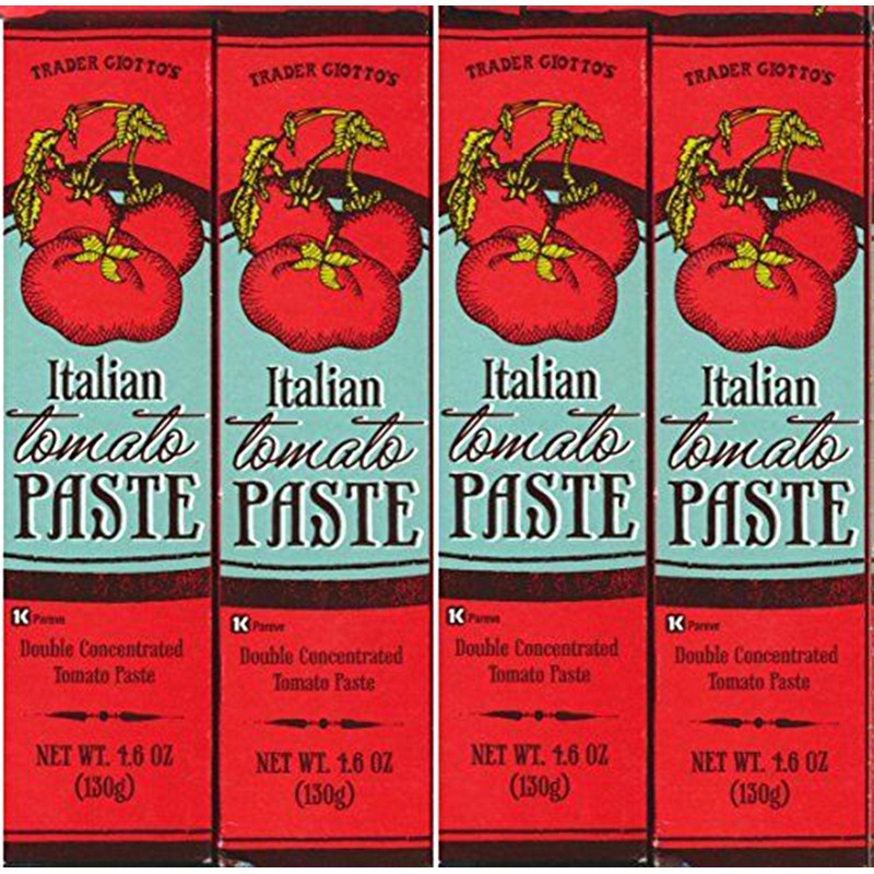 Trader Joe’S Tomato Paste Tube (4.6Oz/130G) [Pack Of 4]
