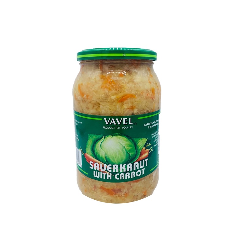Vavel Sauerkraut With Carrot 31.04Oz (880G) (1Pack)