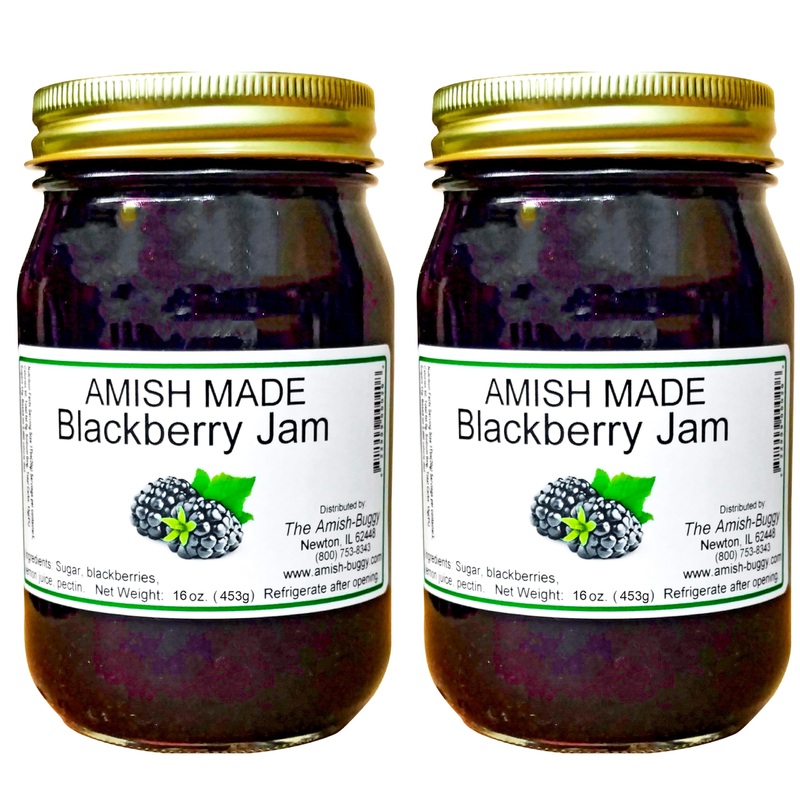 Amish Blackberry Jam – Two 18 Oz Jars