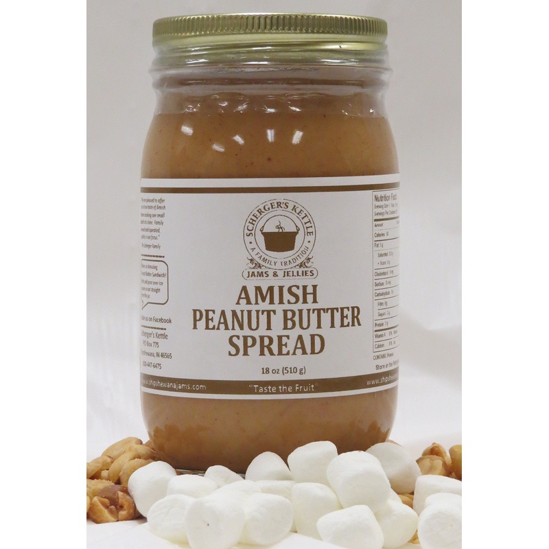 Amish Peanut Butter Spread, 18 Oz