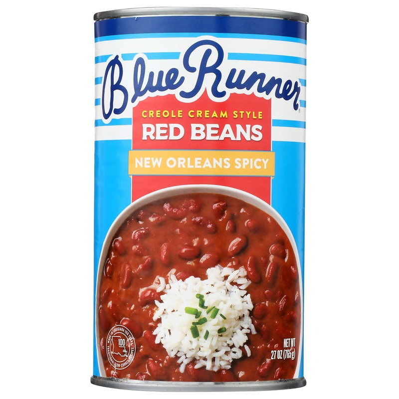 Blue Runner New Orleans Spicy Creole Cream Style Red Beans, 27 Oz