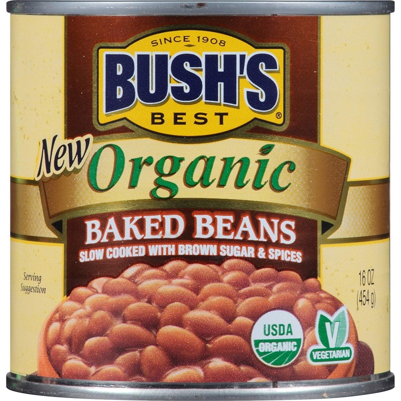 Bush’S Best Organic Baked Beans, 16 Ounce Can – Canned Beans, Baked Beans Canned, Usda Certified Organic, Source Of Plant Based