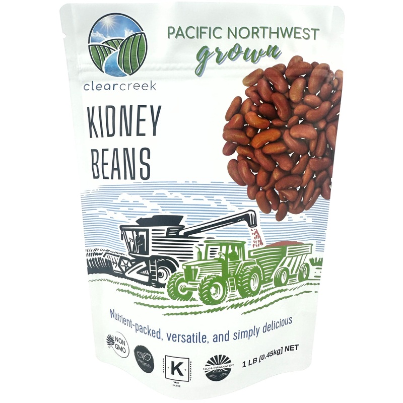 Certified Glyphosate Residue Free Kidney Beans | 1 Lb | Non-Gmo | Vegan | Non-Irradiated (Will Sprout) | Kosher | Vegan | Grown