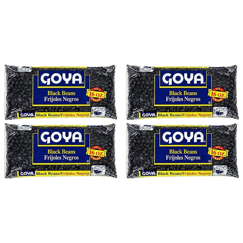 Goya Black Beans Dry 14Oz (Pack Of 4)