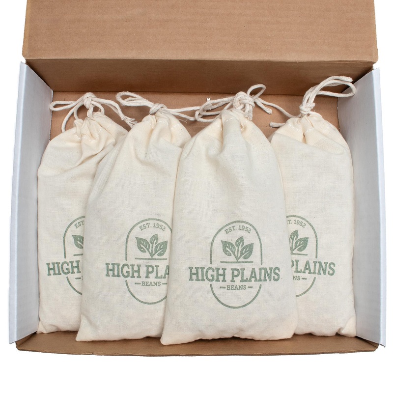 High Plains Bean Combo (Pack Of 4) | 1 Pound Each | Non-Gmo Verified | Dry Pinto Beans | Dry Orca Beans | Dry Black Beans | Dry