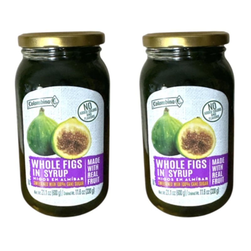 La Constancia Colombina Dulce De Brevas 600 Gr. – 2 Pack / Figs In Heavy Syrup, 21.2 Oz. – 2 Pack