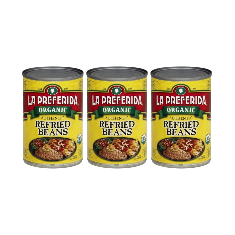 La Preferida Organic Refried Beans, 15 Ounce (Pack Of 3)