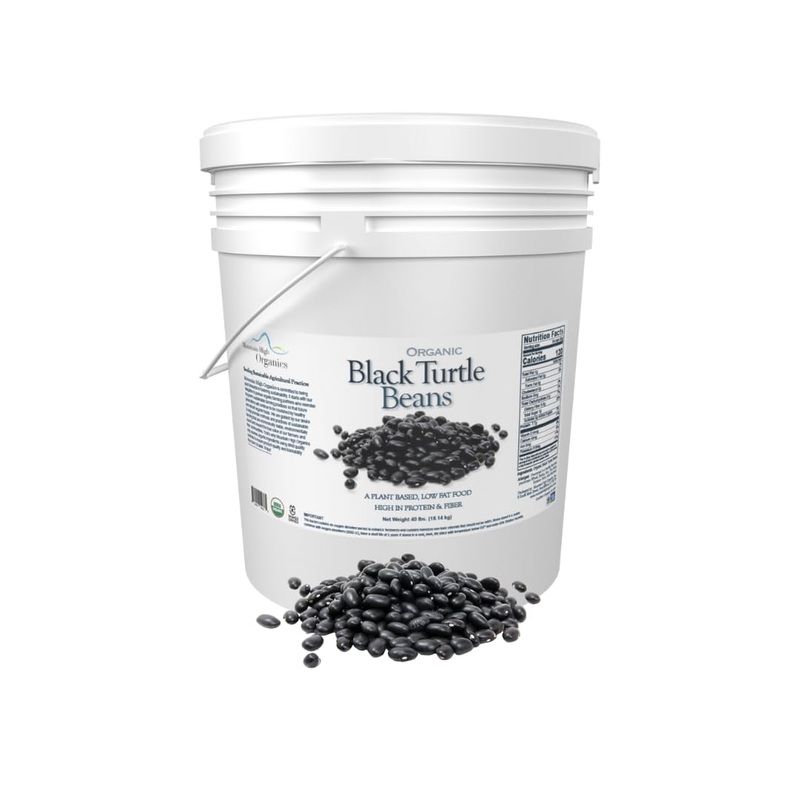Mountain High Organics – 40 Lbs, Certified Usda Organic Dry Black Beans In Bulk, Non-Gmo, Vegan, Whole Dried Black Beans, Plant
