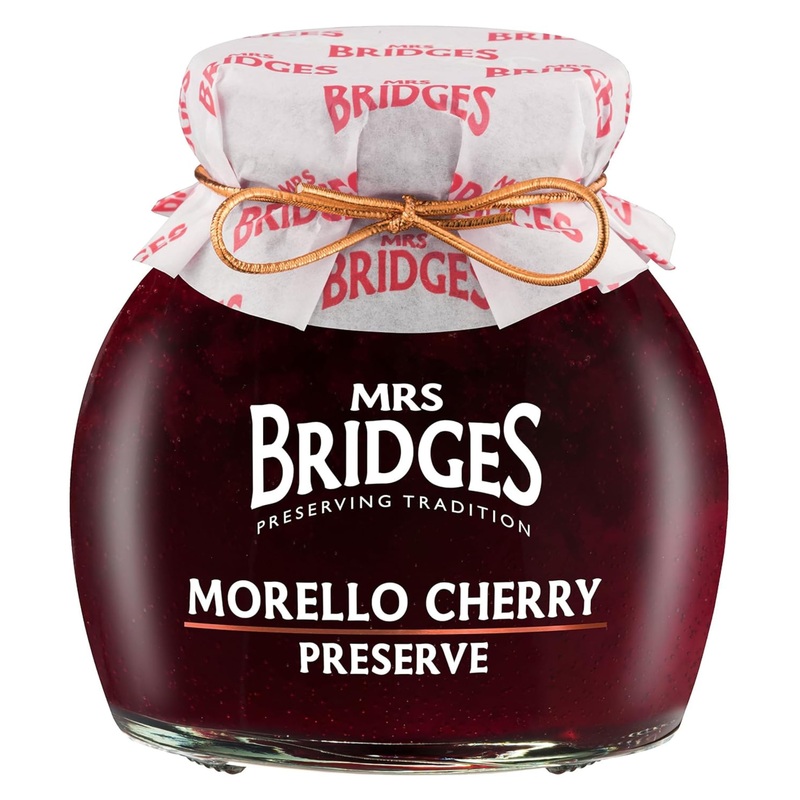 Mrs Bridges Morello Cherry Preserve, Made In Scotland, 12Oz Jar (Pack Of 1)